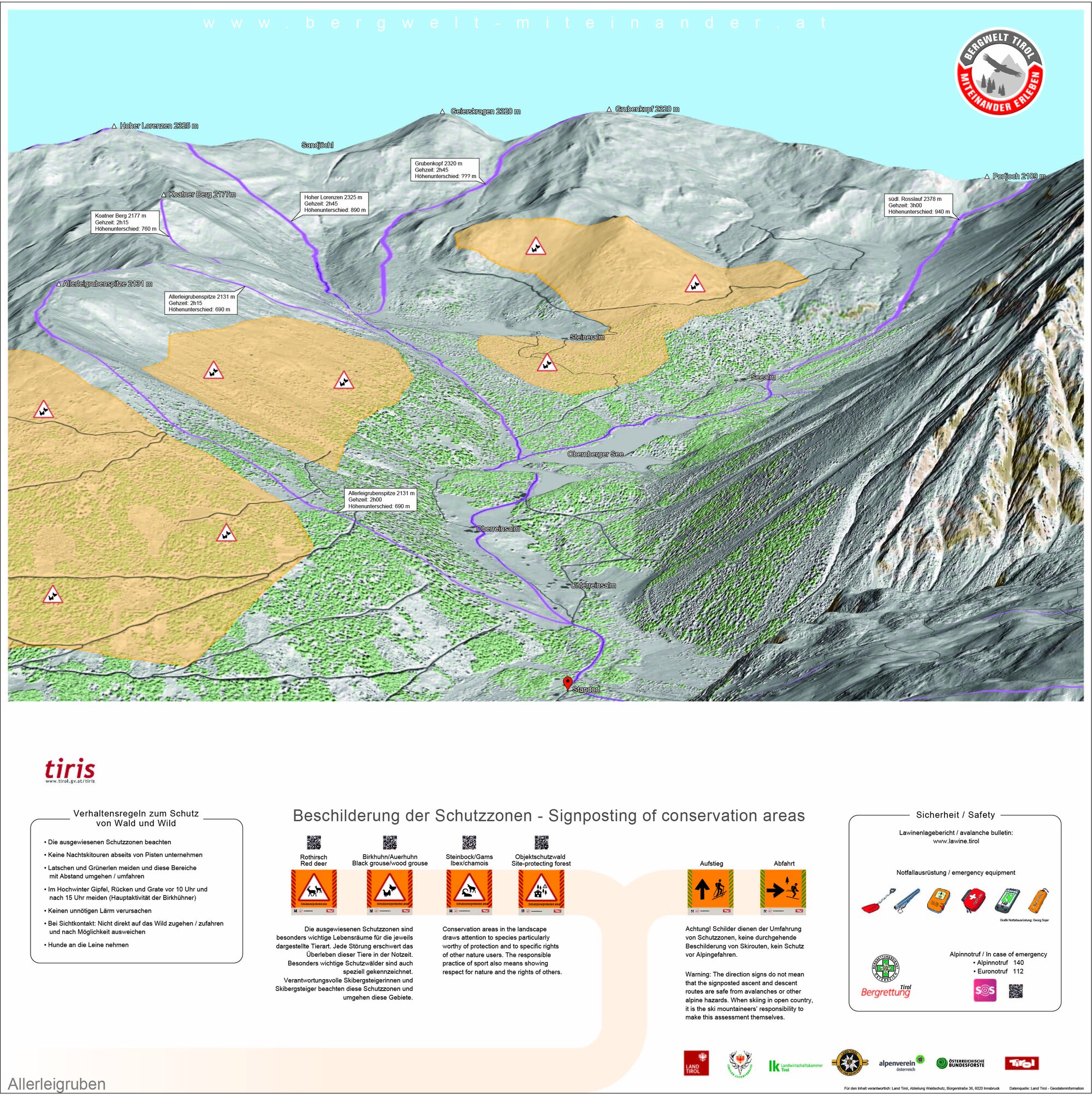 Panorama panel Allerleigruben © Land Tirol 