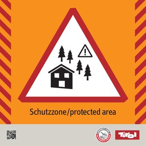 Sign forest protection zone