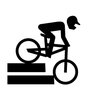 Pictogram bike park 