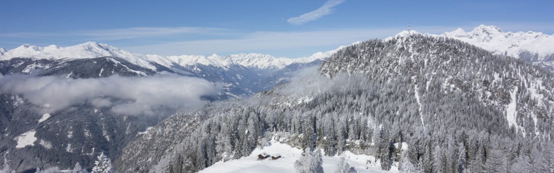 Winterliches Bergpanorama