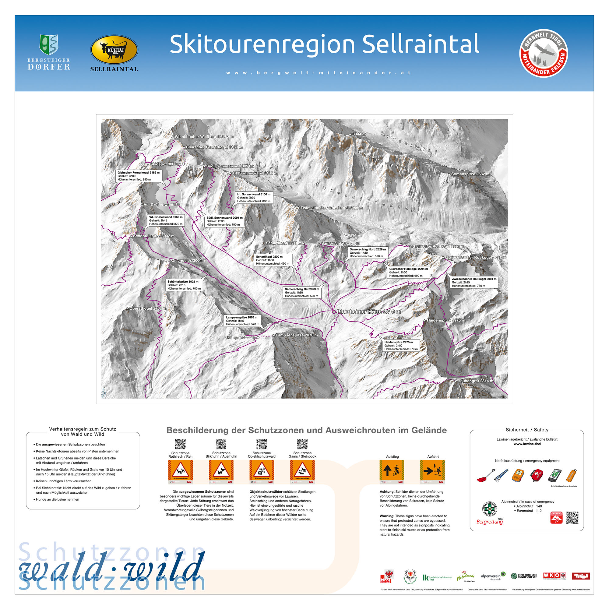 Map Pforzheimerhütte