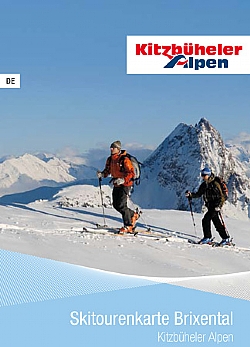 Cover der Skitourenkarte Kitzbühler Alpen