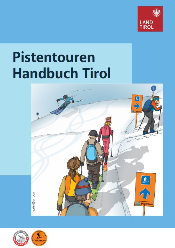 Cover des Tiroler Pistentouren Handbuchs. 