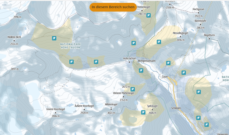 Protected areas Tauern Valley © Land Tirol